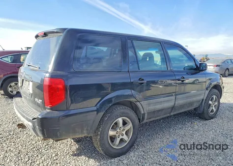 2005 Honda Pilot Lx из США, поврежденный, VIN 2HKYF18135H564708